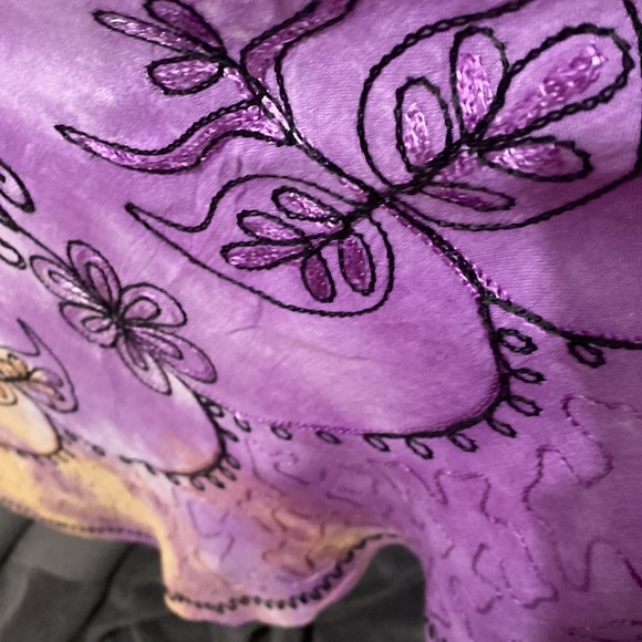 Tie-dye swimsuit cover-up. Never worn. - Picture 6 of 7